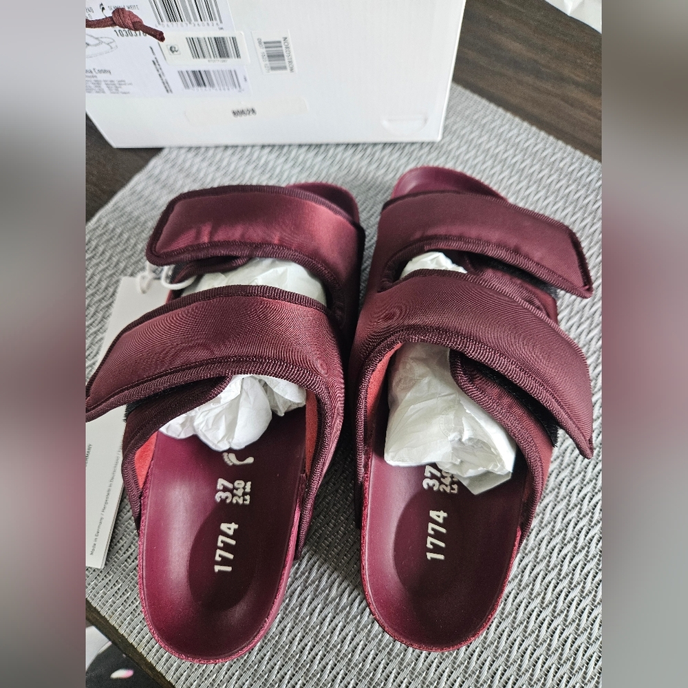 Birkenstock 1774 Burgundy Sandals NWT NIB - Picture 4 of 6